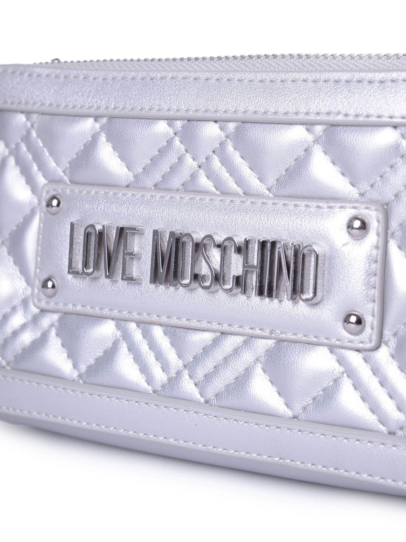 LOVE MOSCHINO BORSA PORTAFOGLIO ARGENTO