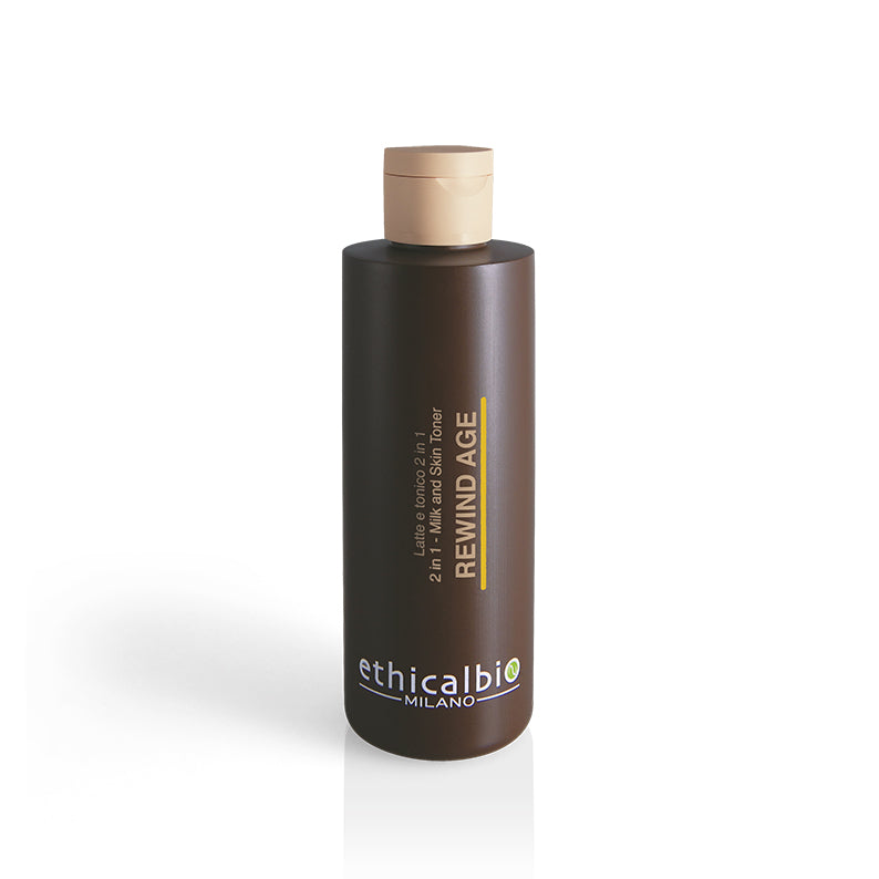 Ethicalbeauty Professional Latte Detergente e Tonico Due In Uno Rewind Age Anti-Age 200ML