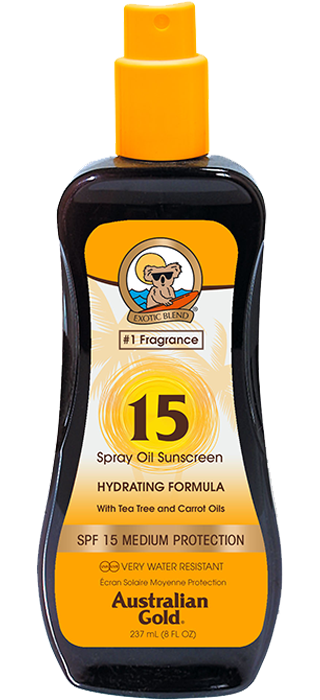 Australian Gold SPF15 SprayOil con olio di carota 237ml