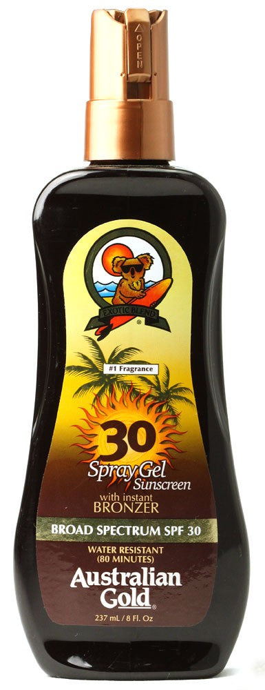 Australian Gold SPF30 Spray Gels con effetto Bronze 237ml