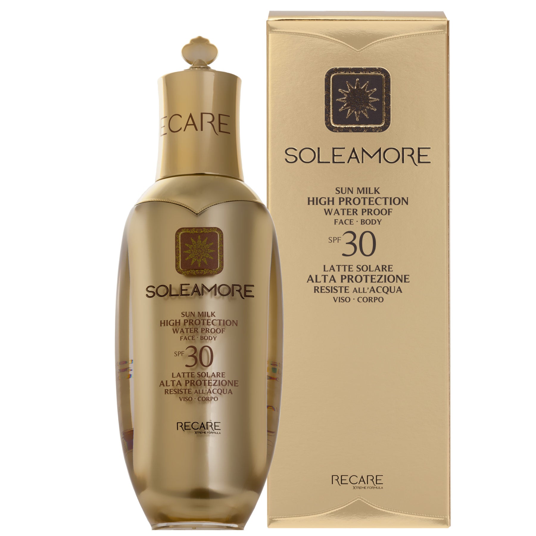 Recare SOLEAMORE Sun Milk High Protection Waterproof SPF 30