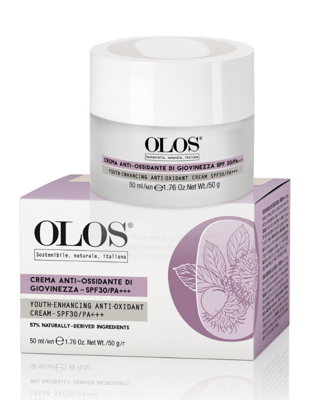 Olos – Linea di Giovinezza – Crema Anti-Ossidante di Giovinezza SPF30+++ 50ml