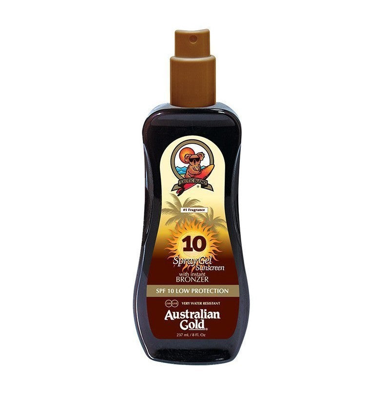 Australian Gold SPF10 Spray Gels con effetto Bronze 237ml