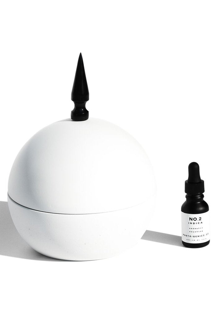 Photo/Genics.co Concrete Dome Diffuser No. 2 Indica